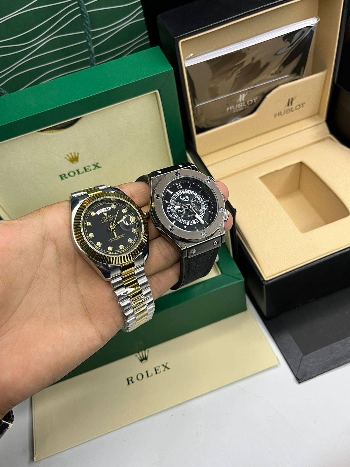 Hublot Genve And Rolex Oyester Perpetual Deal