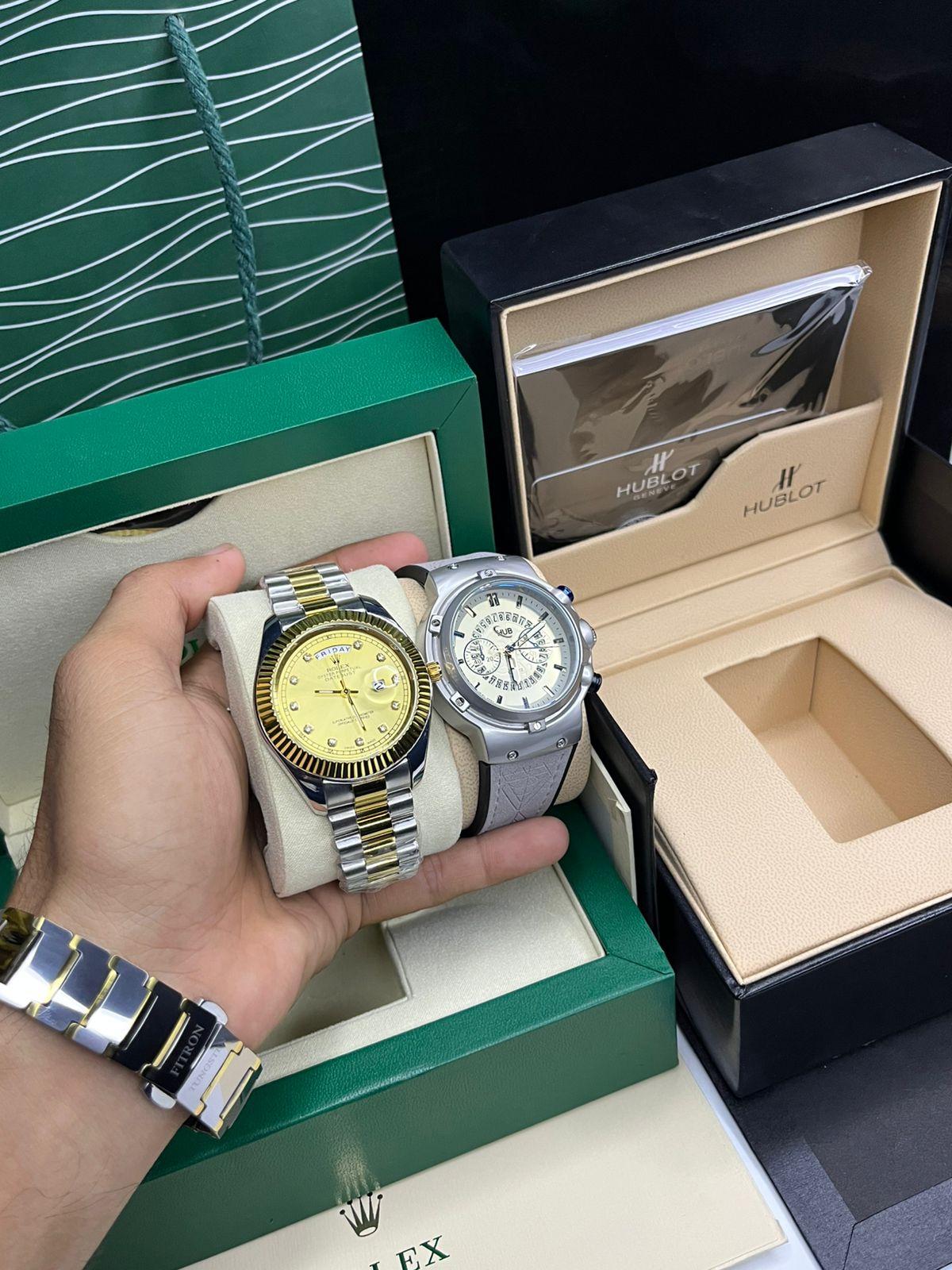 Hublot Genve And Rolex Oyester Perpetual Deal