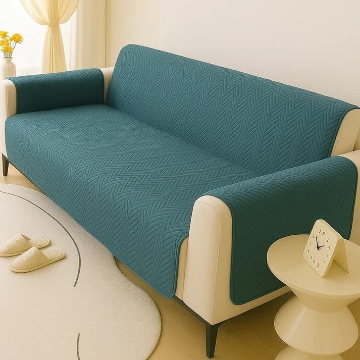 Mat Ultrasonic Soft Sofa Cover - Design 50